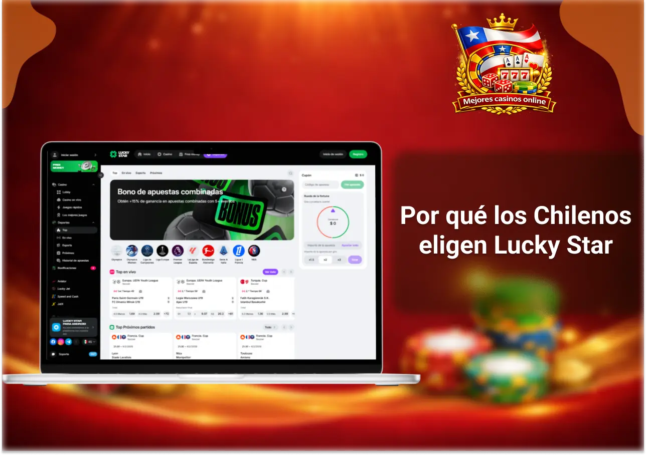 Razones por las que jugadores de Chile eligen LuckyStar para casino online y apuestas deportivas