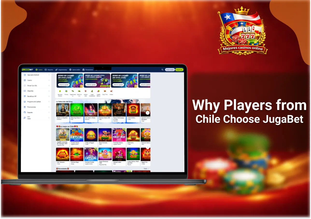 Razones para elegir JugaBet en Chile con promociones atractivas y variedad de juegos online
